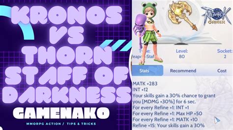 illusion thorn staff of darkness|RO Item .